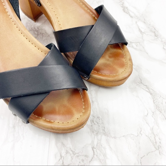 clear platform sandals